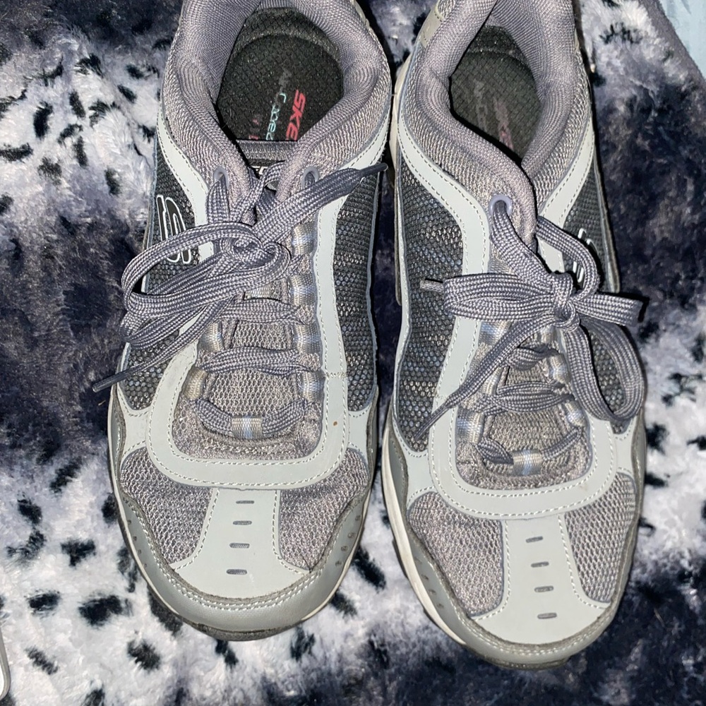 Skechers Gray Athletic Sneakers